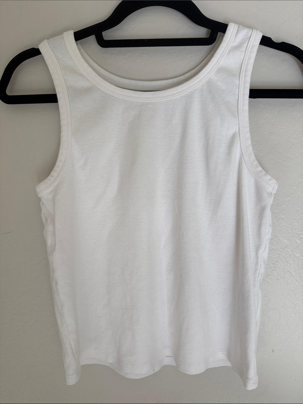 Volcom White Cotton Tank Top